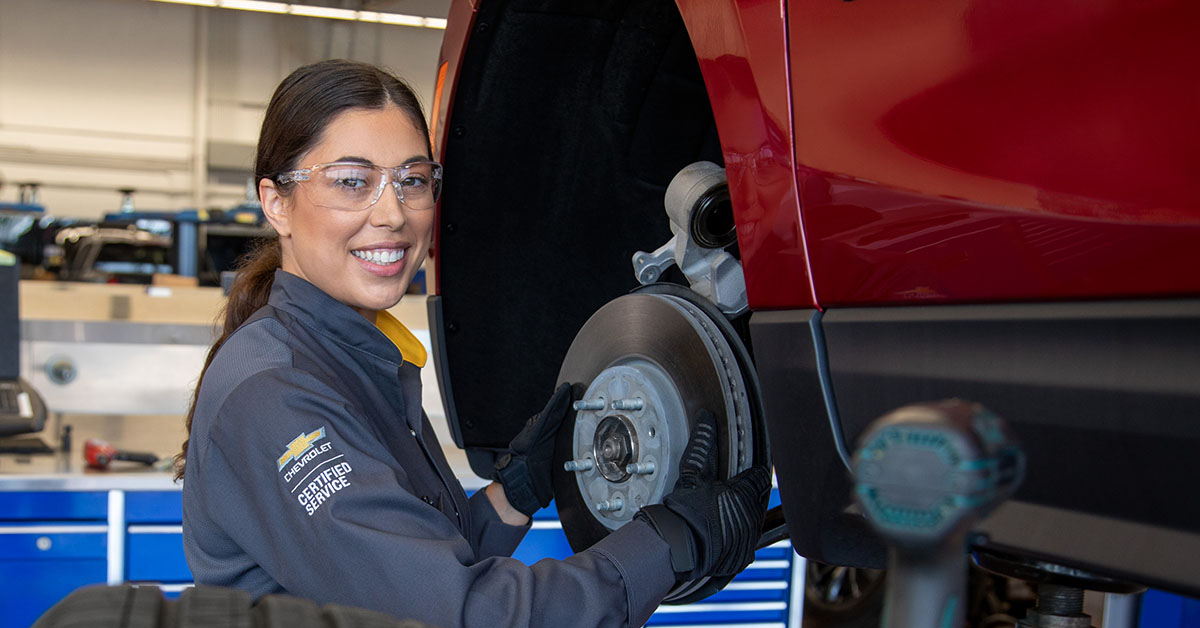 Working on brakes after a Chevy recall check