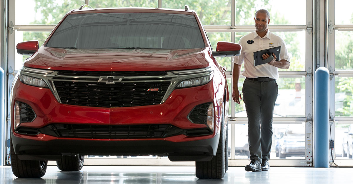 Chevrolet service bay