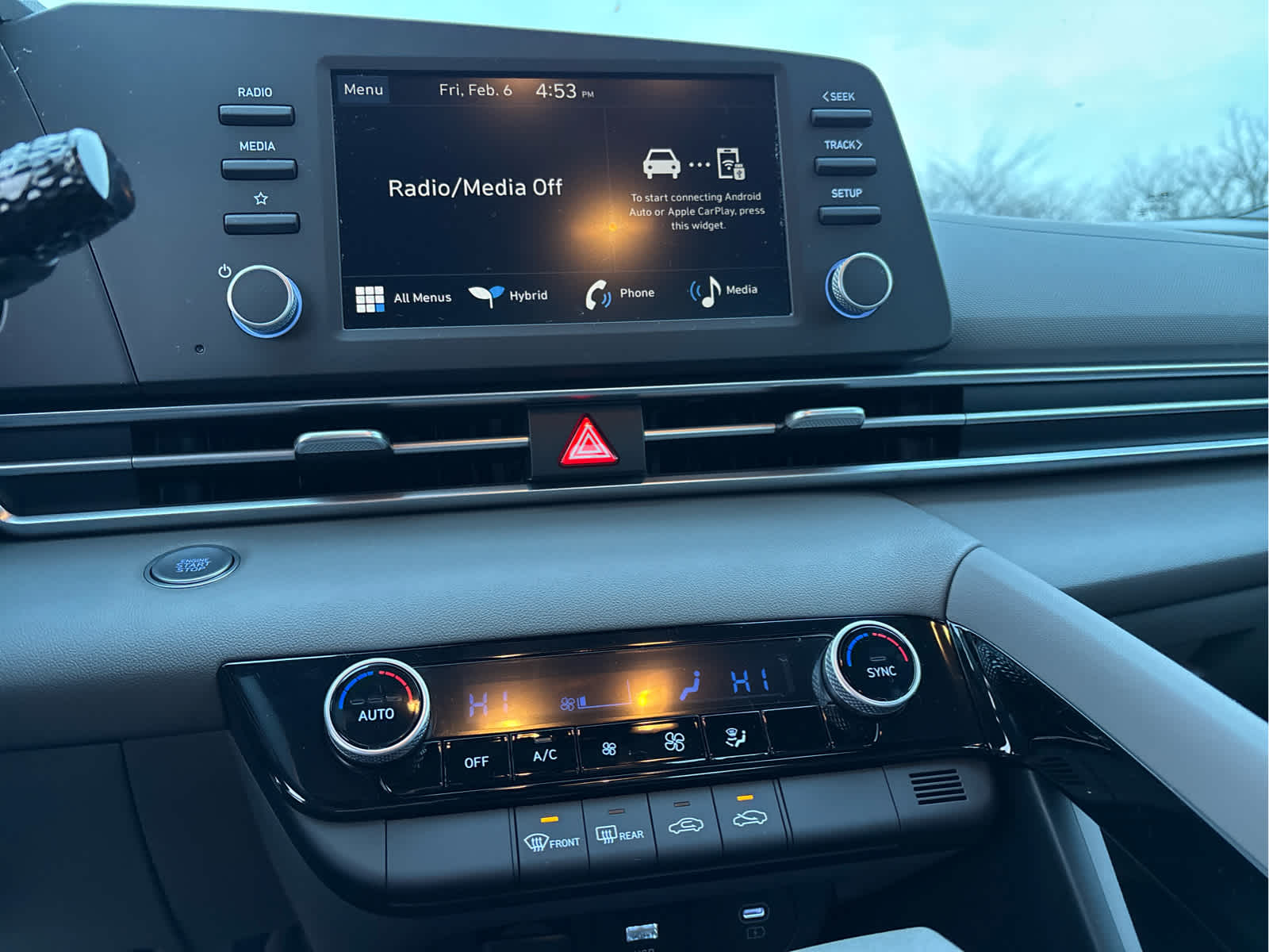 2025 Hyundai Elantra Hybrid Blue