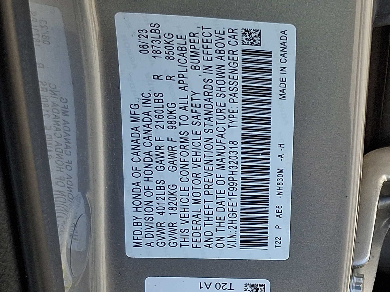 2023 Honda Civic Touring