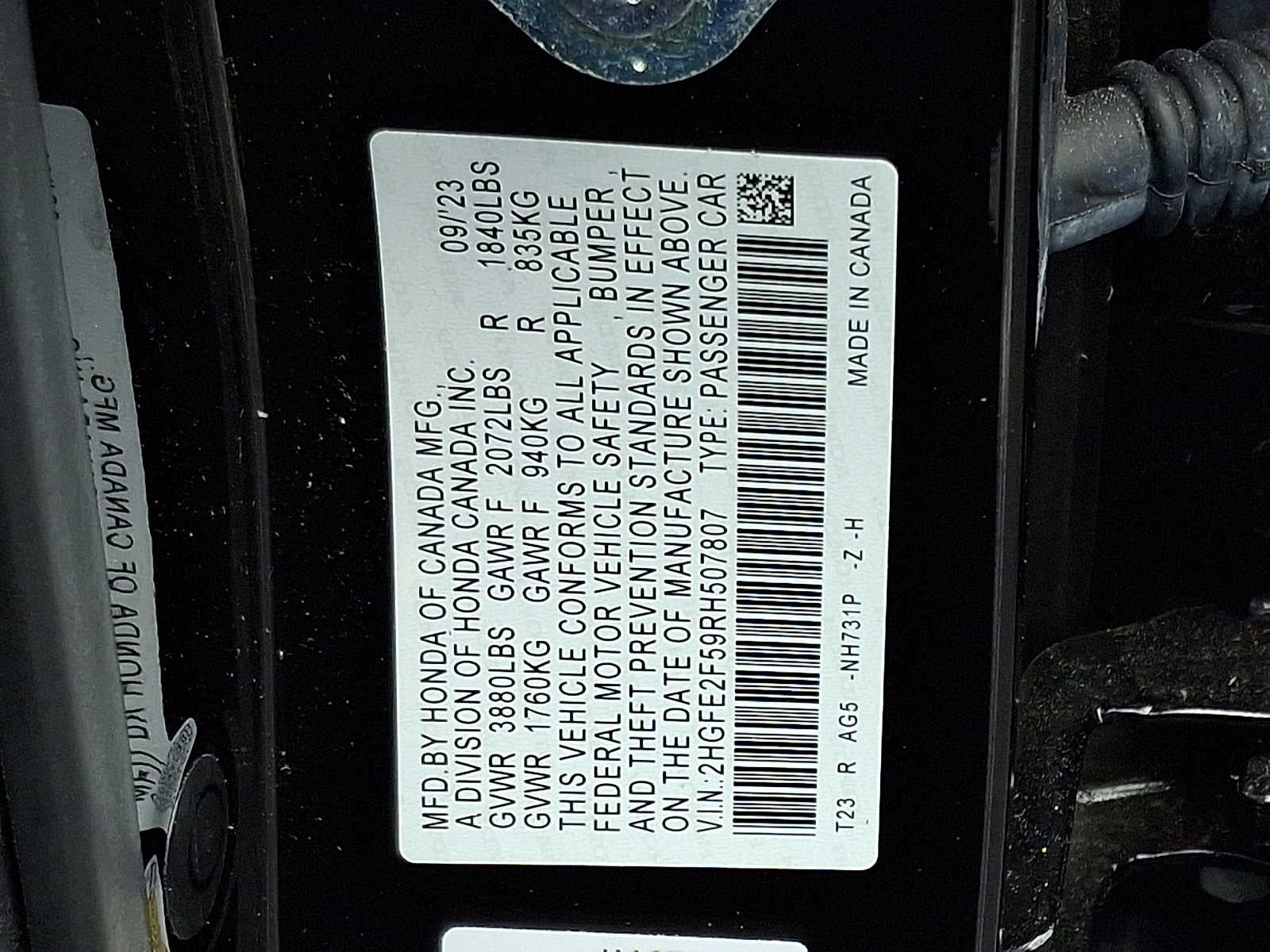 2024 Honda Civic Sport