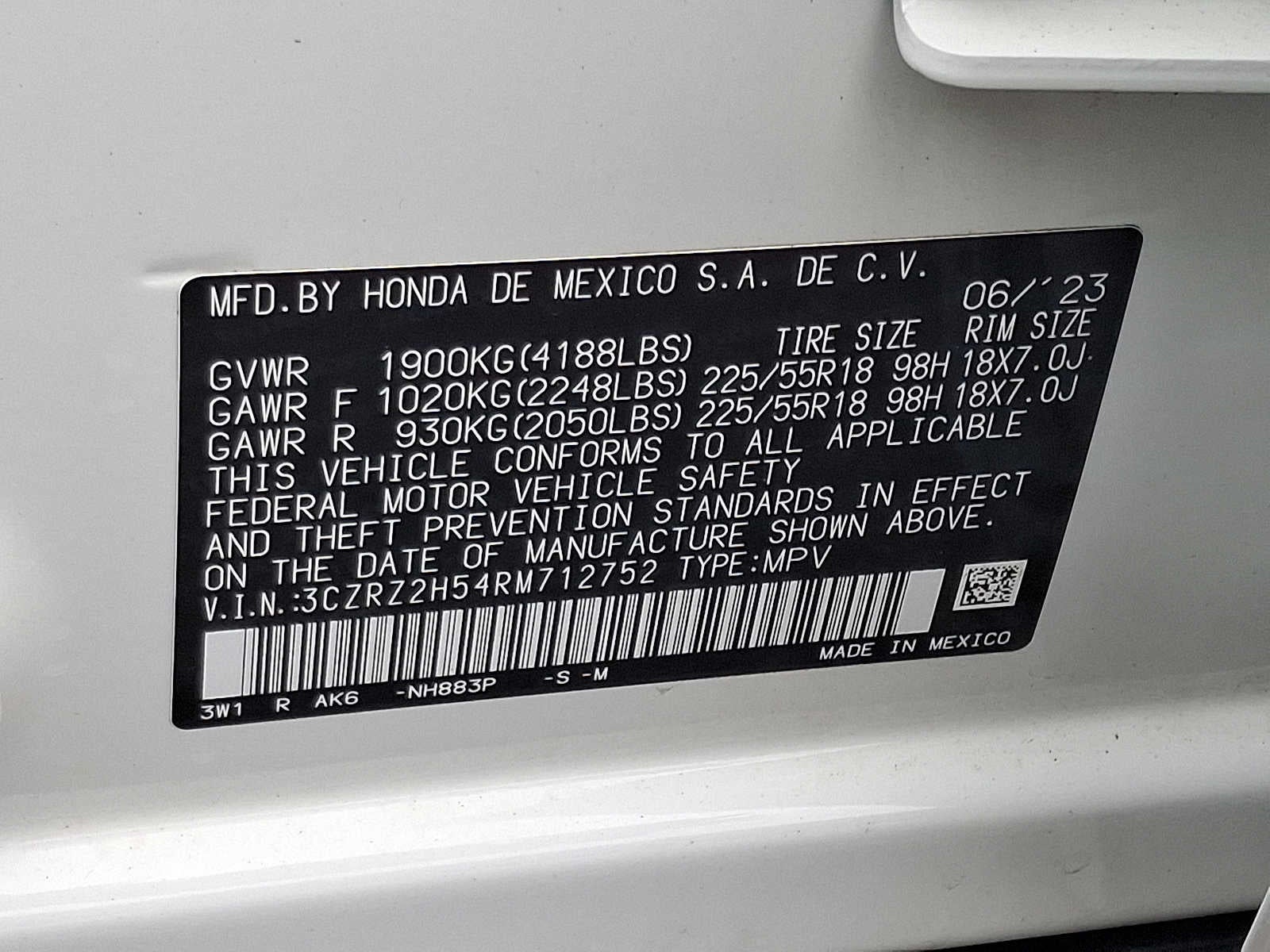 2024 Honda HR-V Sport