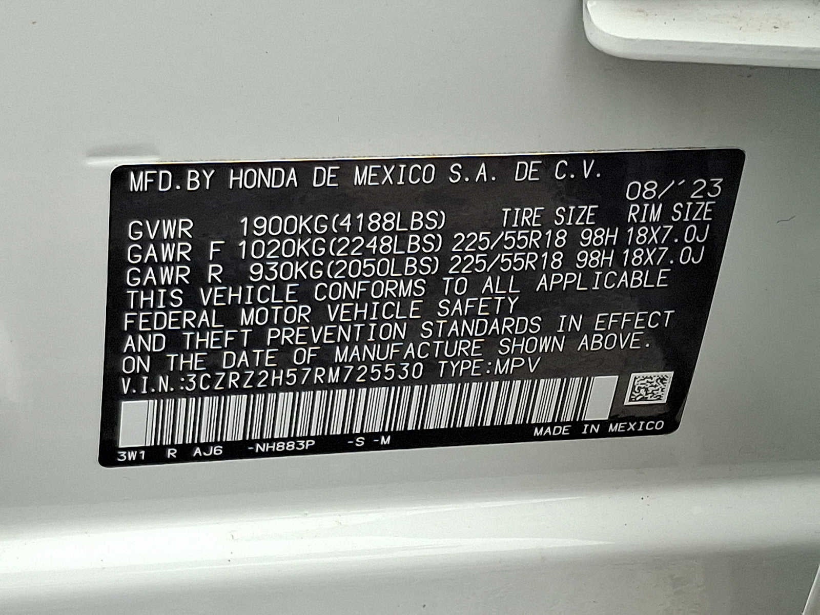 2024 Honda HR-V Sport
