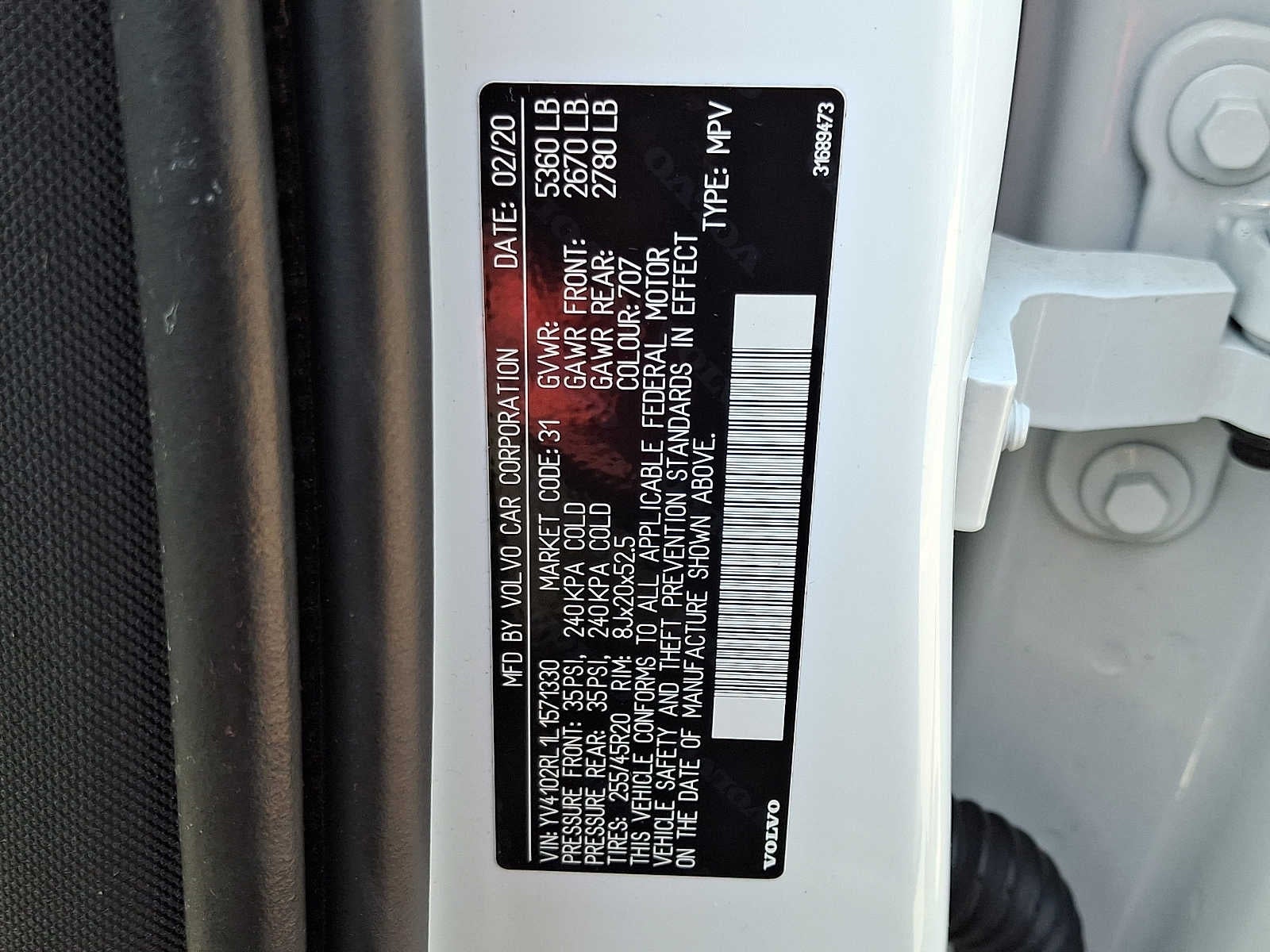 2020 Volvo XC60 Inscription