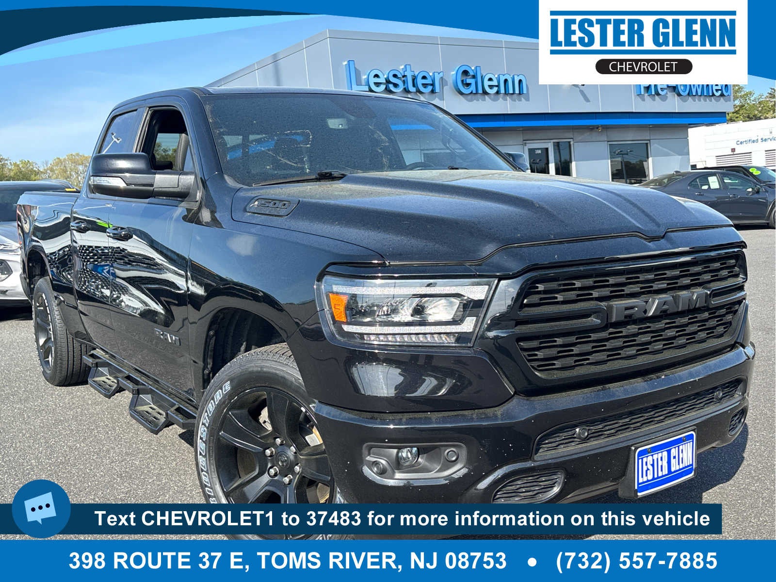 2022 RAM 1500 Big Horn Quad Cab 4x4 6'4" Box