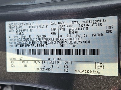 2023 Ford Ranger XLT
