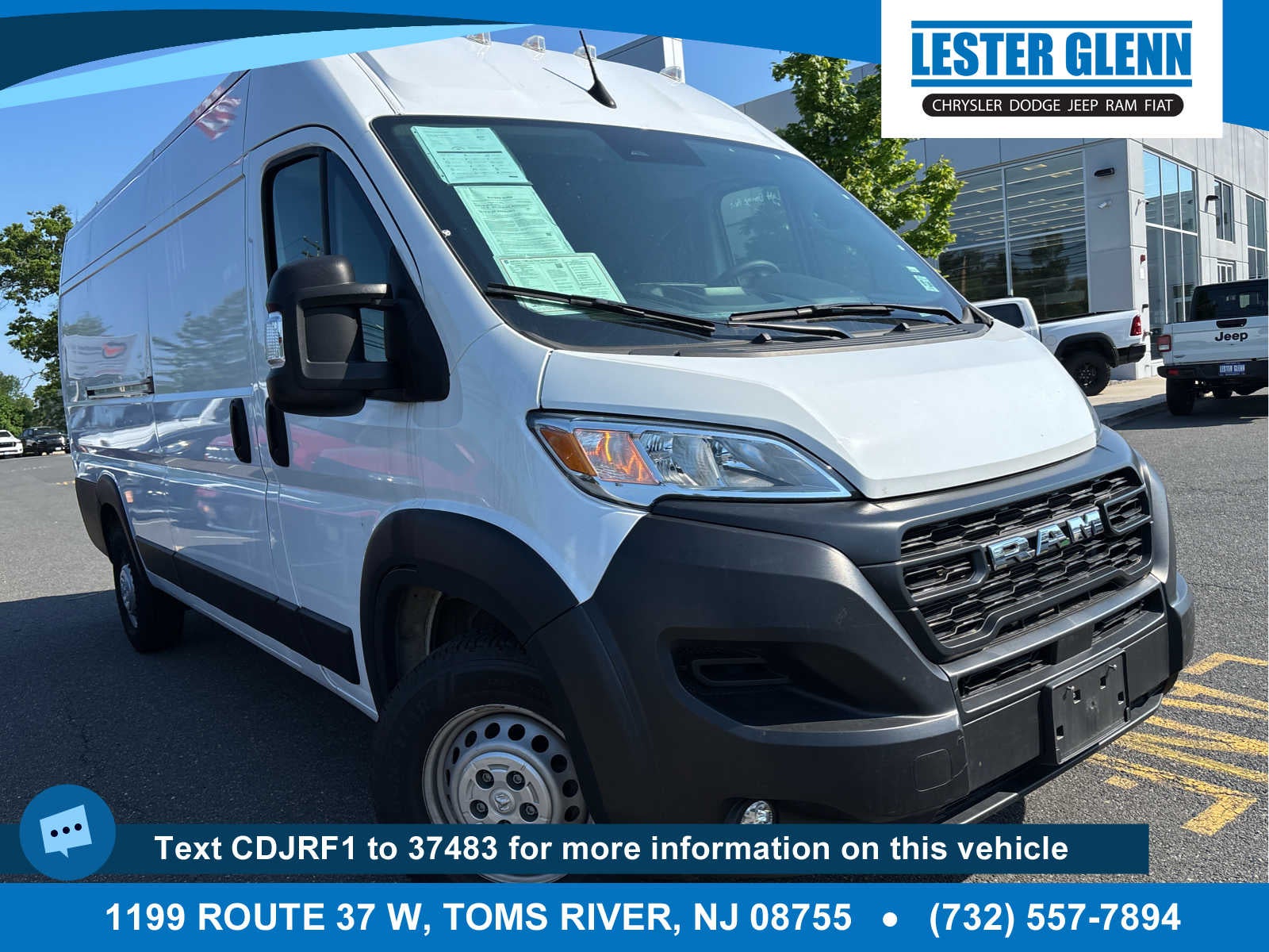 2025 RAM ProMaster Cargo Van Tradesman