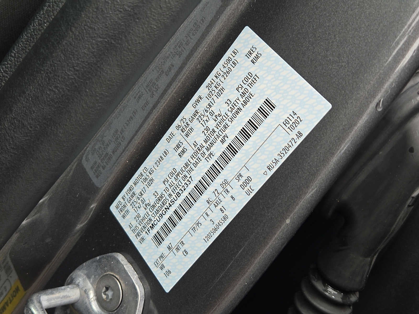 2025 Ford Escape Active