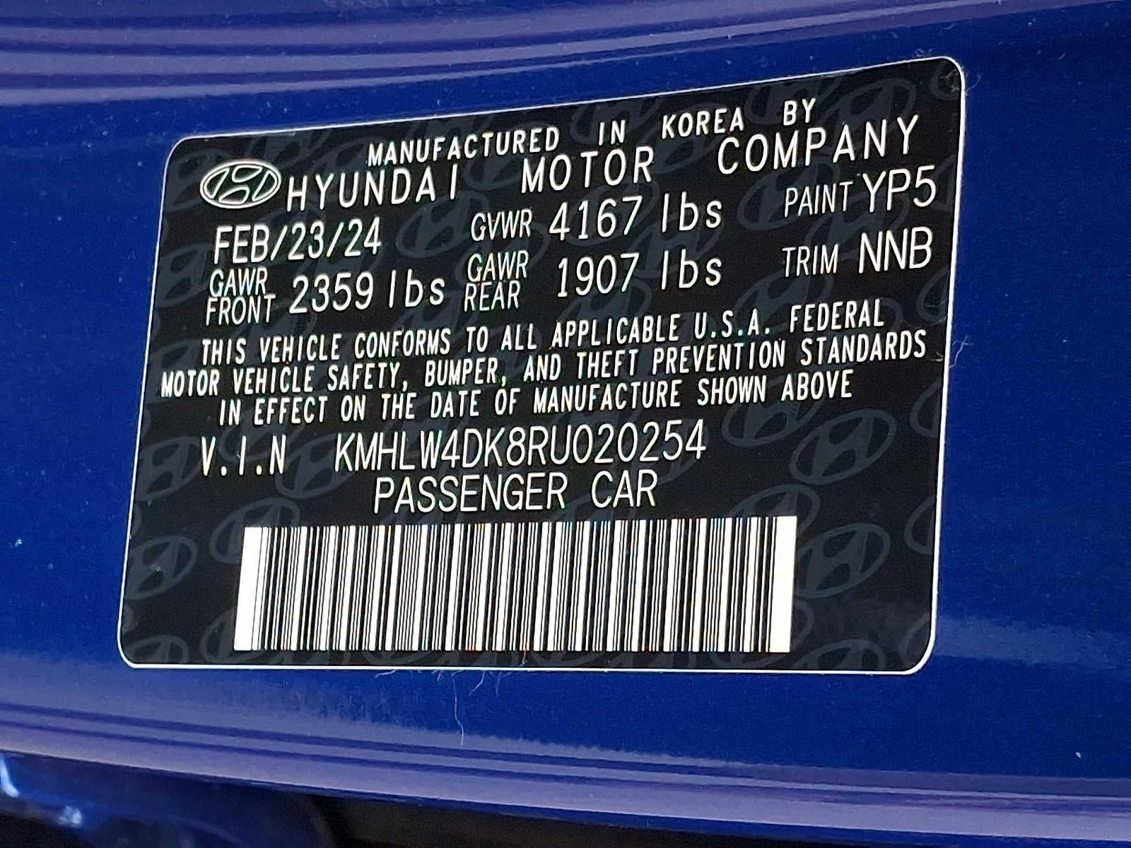 2024 Hyundai Elantra N Manual