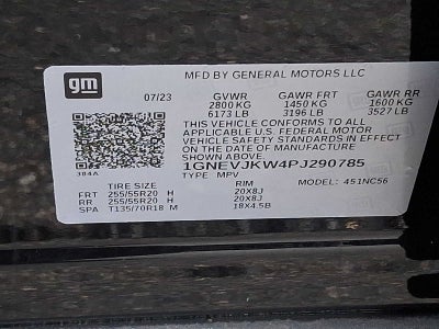 2023 Chevrolet Traverse RS