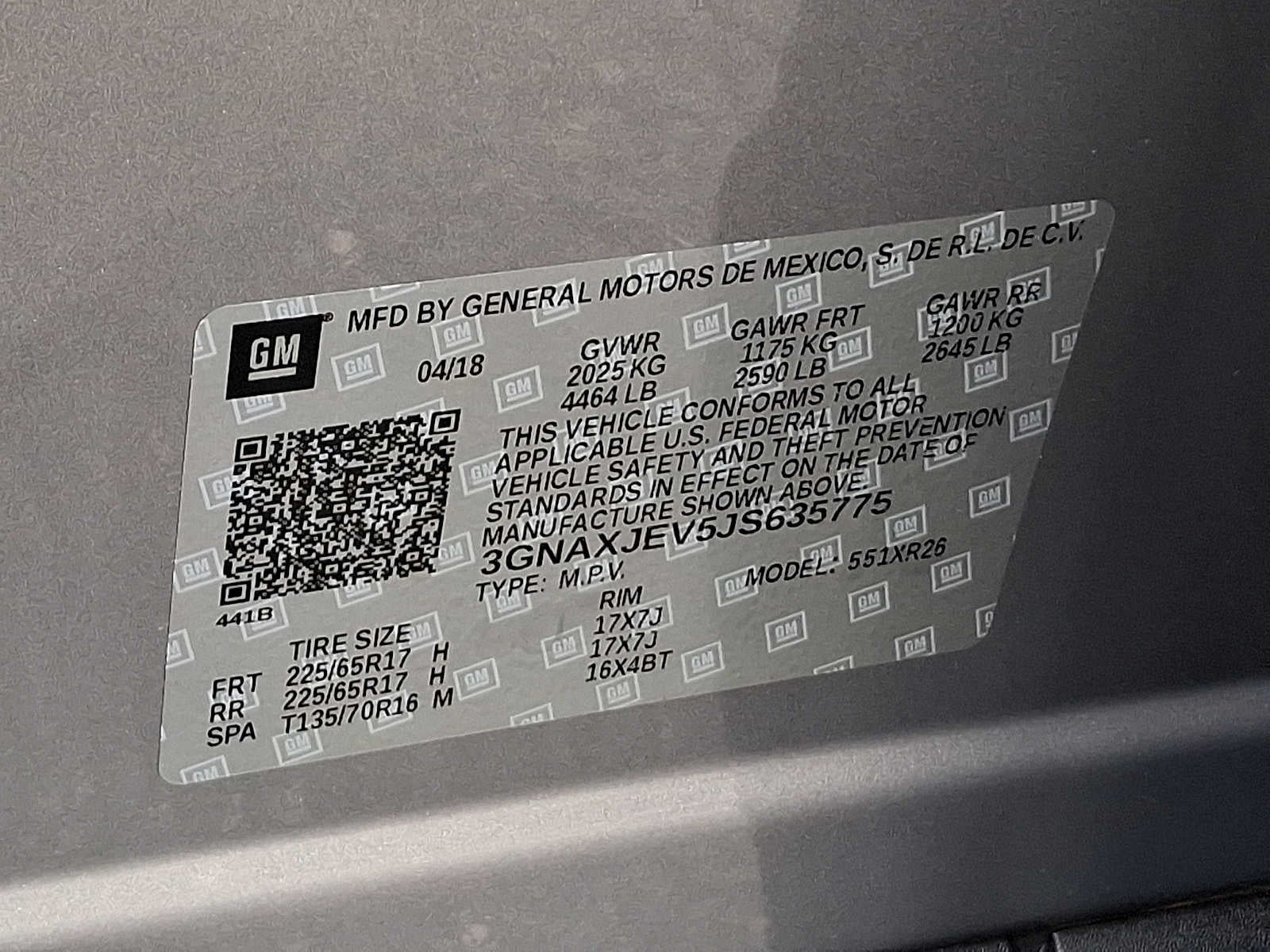 2018 Chevrolet Equinox LT