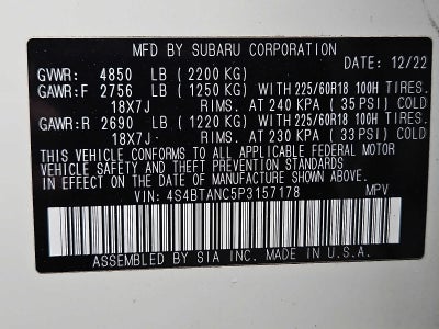 2023 Subaru Outback Limited