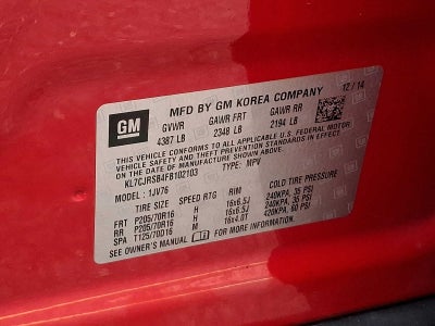 2015 Chevrolet Trax LT