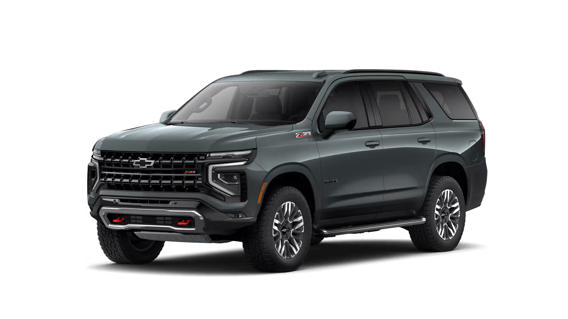 2026 Chevrolet Tahoe Z71 off road trim with all terrain tires and skid plates