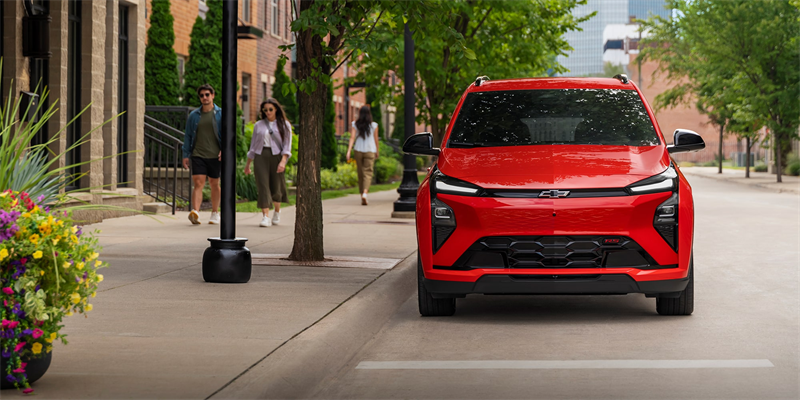 2027 Chevrolet Bolt EV parked on a street