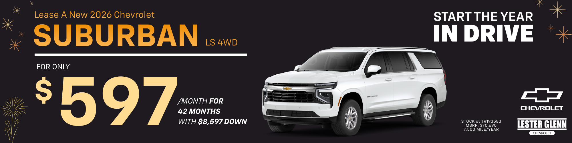 Lester Glenn Chevrolet Suburban Specials