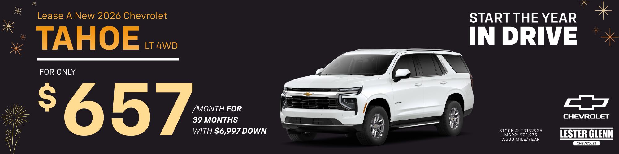 Lester Glenn Chevrolet Tahoe Specials