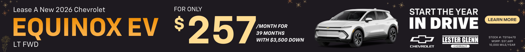 2025 Chevrolet Equinox EV Specials 