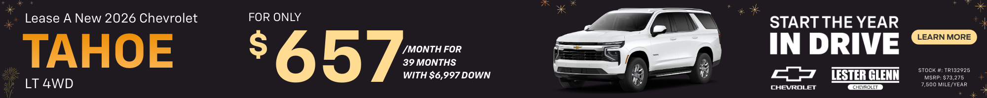 Chevrolet Tahoe Specials