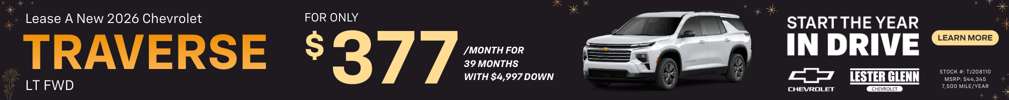 Chevrolet Traverse Specials