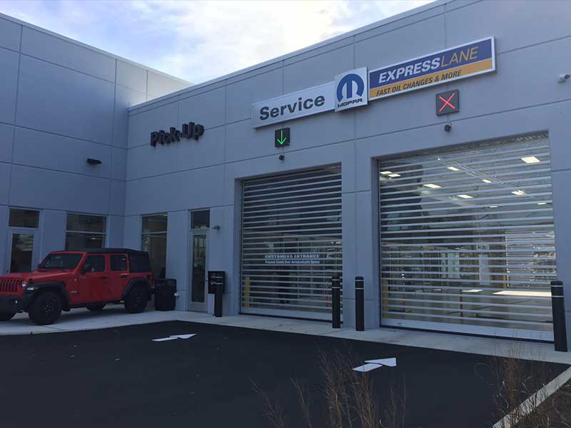 Service garage at Lester Glenn Service center