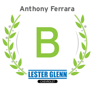 Anthony Ferrara Graduated to B-Level Technician at Lester Glenn Chevrolet