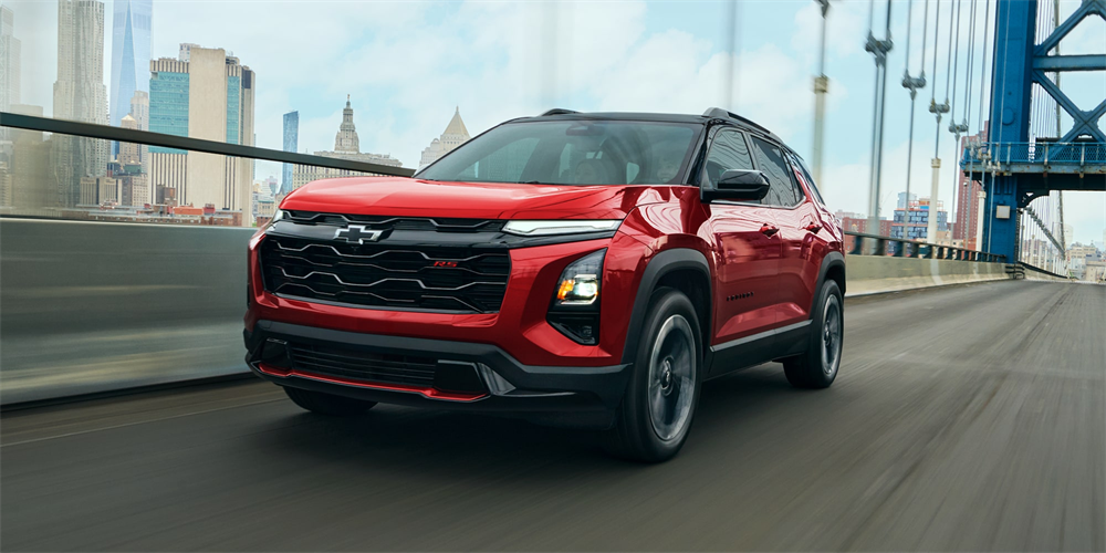 2027 Chevrolet Equinox engine and performance driving on the road