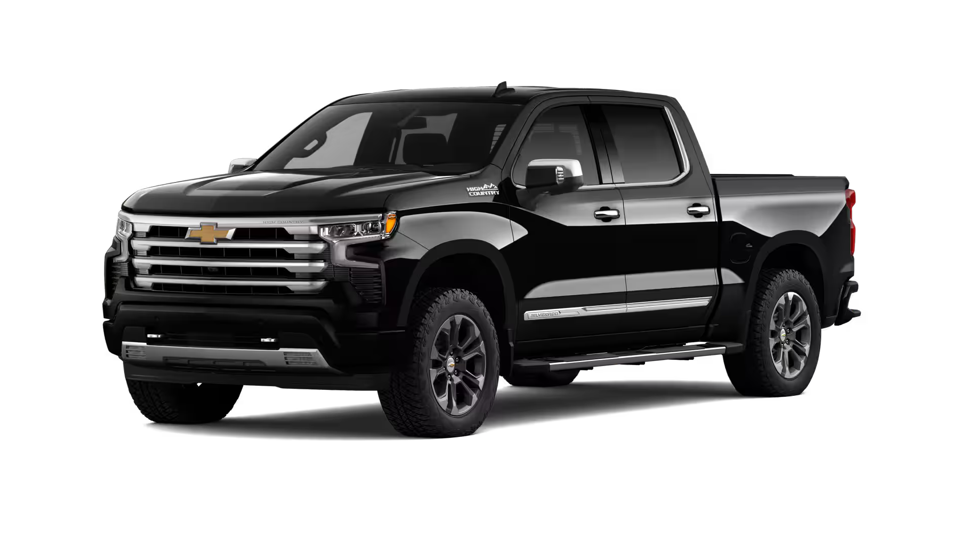 Premium 2026 Chevrolet Silverado 1500 High Country trim featuring wood trim and exclusive styling